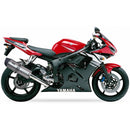 Yamaha YZF-R6 (RJ09) [2004-2005] - Silencieux Hexoval inox / embout inox noir - OY9053VSE