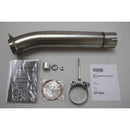 Yamaha YZF-R6 (RJ09) [2004-2005] - Silencieux Hexoval inox / embout inox noir - OY9053VSE
