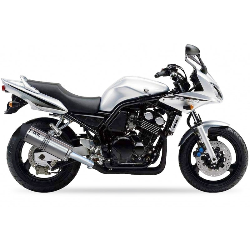 Yamaha Fzs 600 [IXIL] - Silencieux Hexoval inox / embout inox noir - OY9063VSE