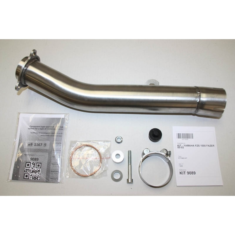 Yamaha Fzs 1000 [IXIL] - Silencieux Hexoval inox / embout inox noir - OY9089VSE