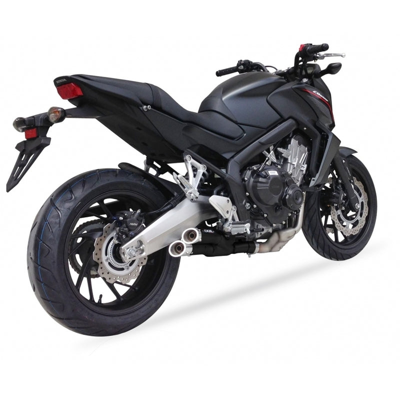 Honda Cb 650 R Neo Sports Cafe [IXIL] - Système complet Hyperlow acier inoxydable noir / aluminium poli - XH6356XB