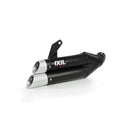Honda Nc 700 [IXIL] - Silencieux Hyperlow acier inoxydable noir / embout aluminium - XH6362XB-1
