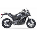 Honda Nc 700 [IXIL] - Silencieux Hyperlow acier inoxydable noir / embout aluminium - XH6362XB-2