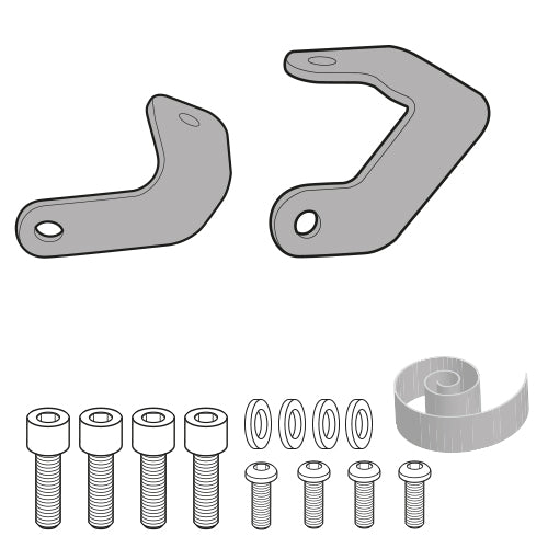 Honda NC 700 X (12 > 13) / NC 750 X / NC 750 X DCT [GIVI] - Kit for mounting the PLX1111