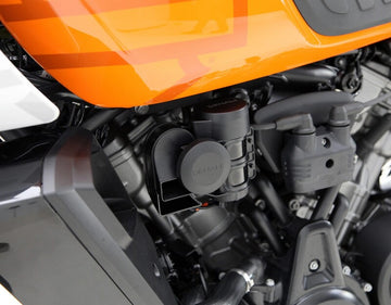 Harley-Davidson Pan America 1250 RA1250 [DENALI] - Vue détaillée du support de klaxon