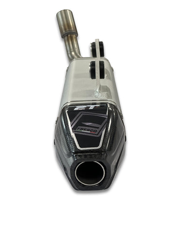 GAS GAS EC 250 [2024-2025] - Carby Schalldämpfer weisses Aluminium/Karbon-Endkappe