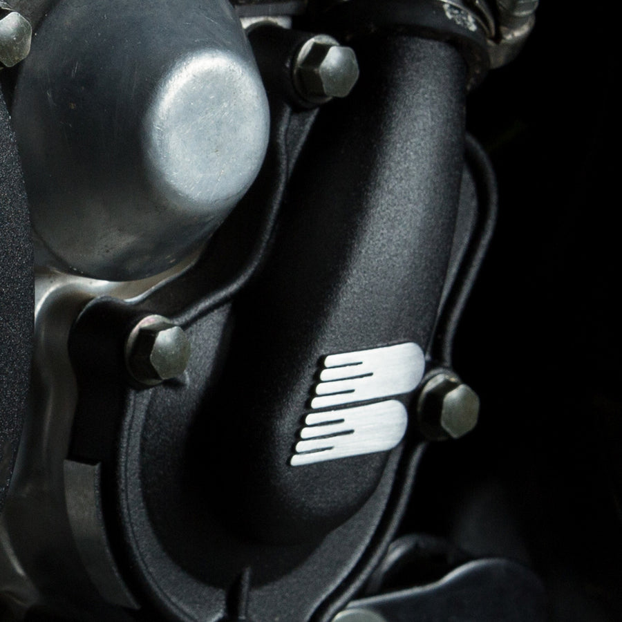 KAWASAKI KX 450 X [2024] - Supercooler Kit - Wasserpumpenabdeckung Schwarz mit Laufrad