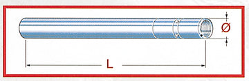 Honda XL 600 V Transalp (PD 10) [1998-1999] - Tube de support de fourche - 41 x 700 mm