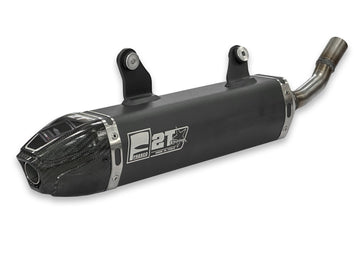 YAMAHA YZ 250 [1974-2027] - Carby Schalldämpfer schwarzes Aluminium/Karbon-Endkappe