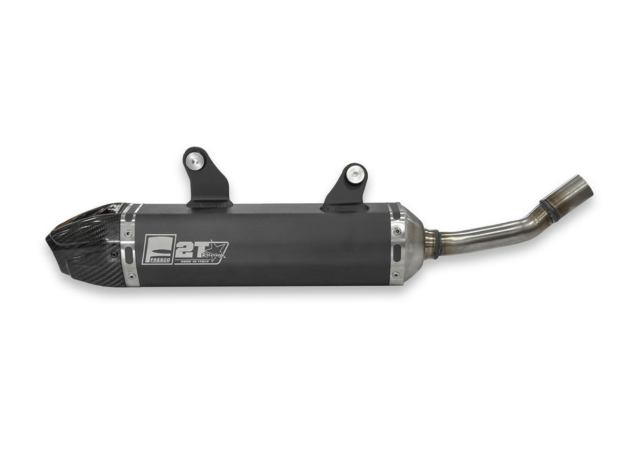 Yamaha YZ 250 (CG 23) [2006-2023] - Carby Schalldämpfer schwarzes Aluminium/Karbon-Endkappe