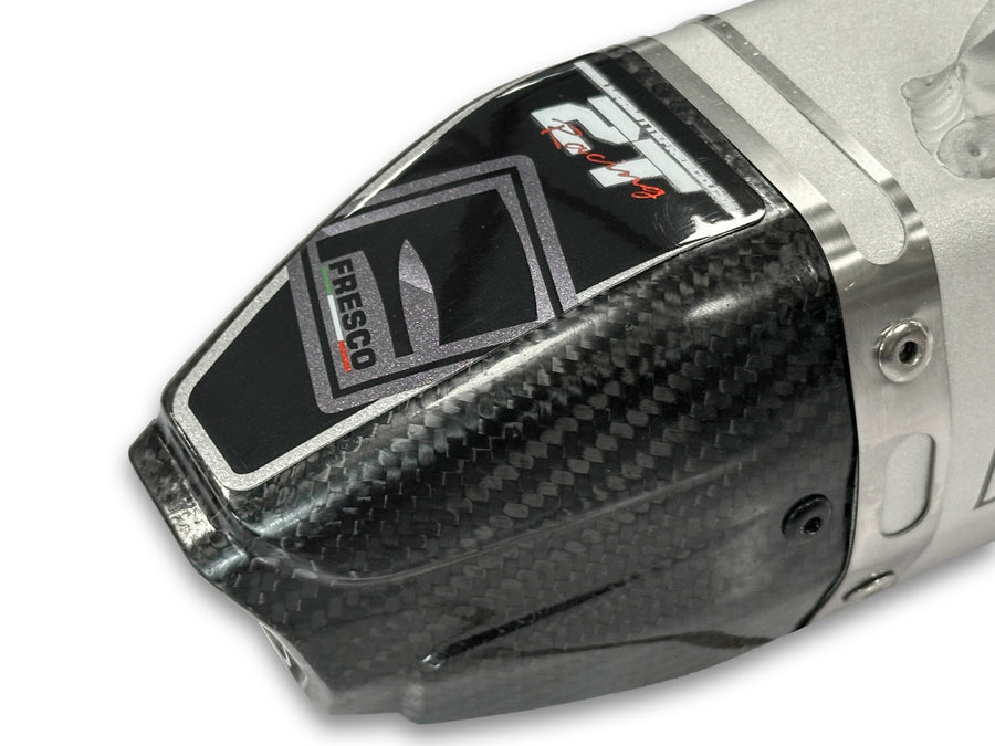 Sherco 300 SE Factory [2025-2027] - Carby Schalldämpfer weisses Aluminium/Karbon-Endkappe