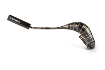 Beta RR Track 50 2T - Exhaust 80 - 90cc CNC blue / black