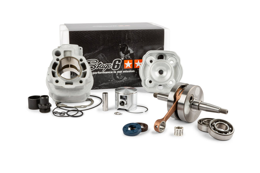 Beta RR SM 50 2T - Engine pack cylinder exhaust Big Racing 77ccm