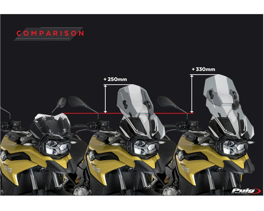 BMW F 750 GS [2024] – Adjustable windshield – heavily tinted