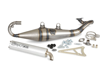 MBK Nitro Naked 50 2T LC [–2012] - Auspuff Pro Replica MK2 Alu