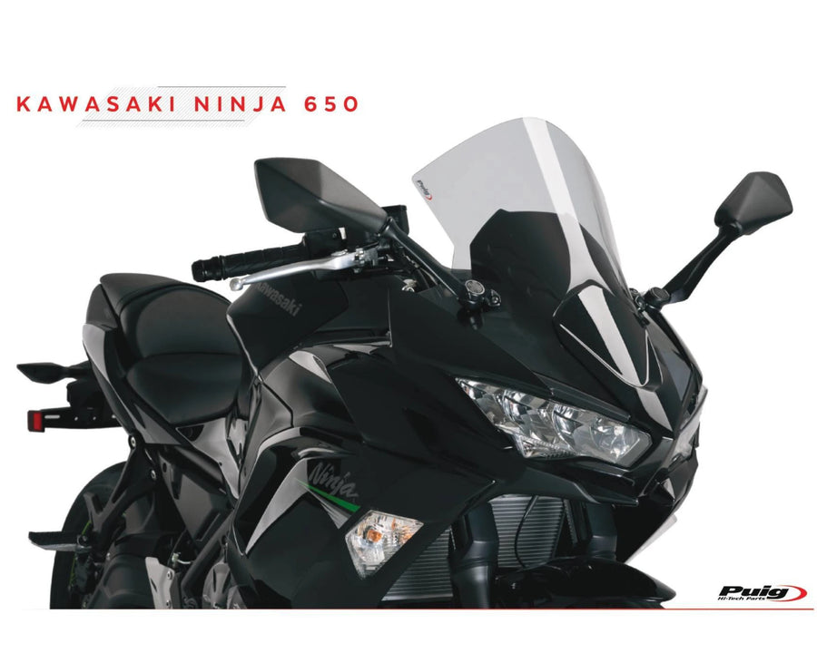 KAWASAKI ZX-10RR NINJA PERFORMANCE [2018] – Bulle R-Racer – Noir