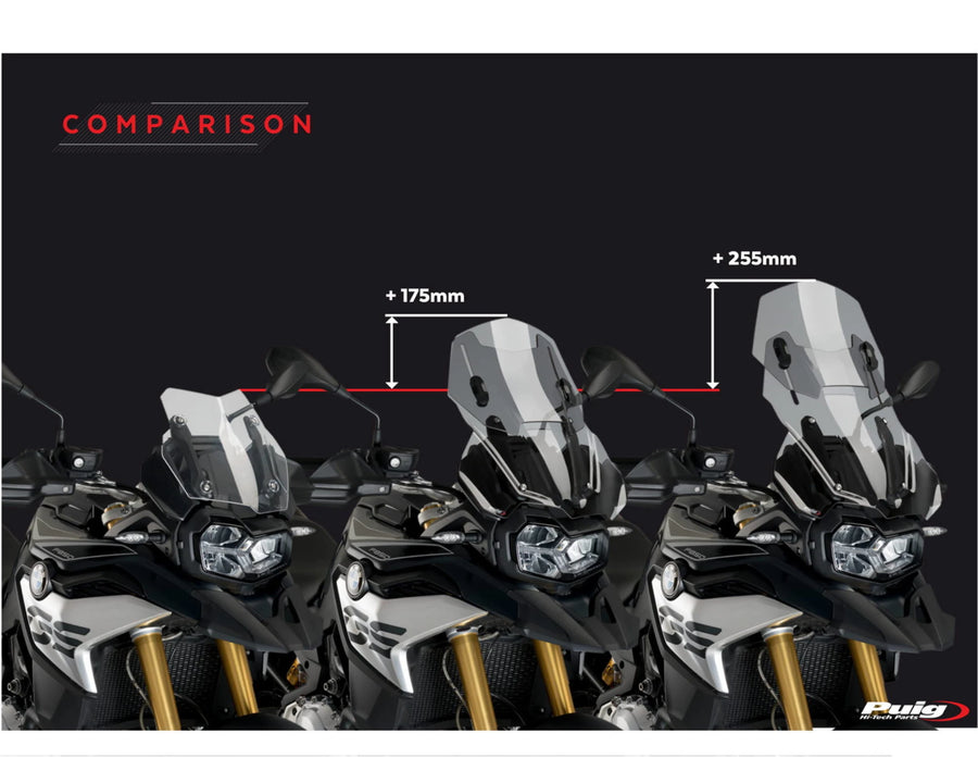 BMW F 750 GS [2024] – Bulle réglable – Transparent