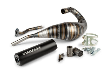 Beta RR Track 50 2T - Exhaust 80 - 90cc CNC black