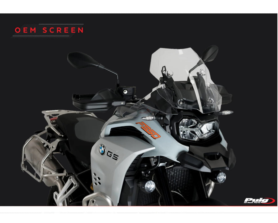 BMW F 750 GS [2024] – Bulle réglable – Transparent