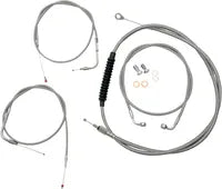 Harley Davidson Flst [LA CHOPPERS] - Kit de câble de guidon/conduite de frein standard recouvert d'acier inoxydable