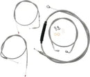 Harley Davidson Flst [LA CHOPPERS] - Kit de câble de guidon/conduite de frein standard recouvert d'acier inoxydable