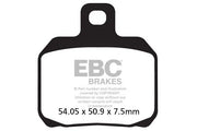Default Title Ducati Monster 821 [EBC]-Half-sorted VEE brake pads