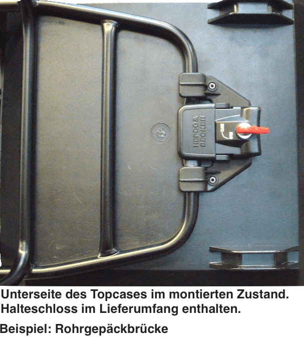 Topcase [Hepco & Becker] - Alu Xplorer 45 – für Topcaseträger