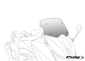 KAWASAKI J 125 [2021] – Windshield V-Tech Line Touring – Strongly tinted