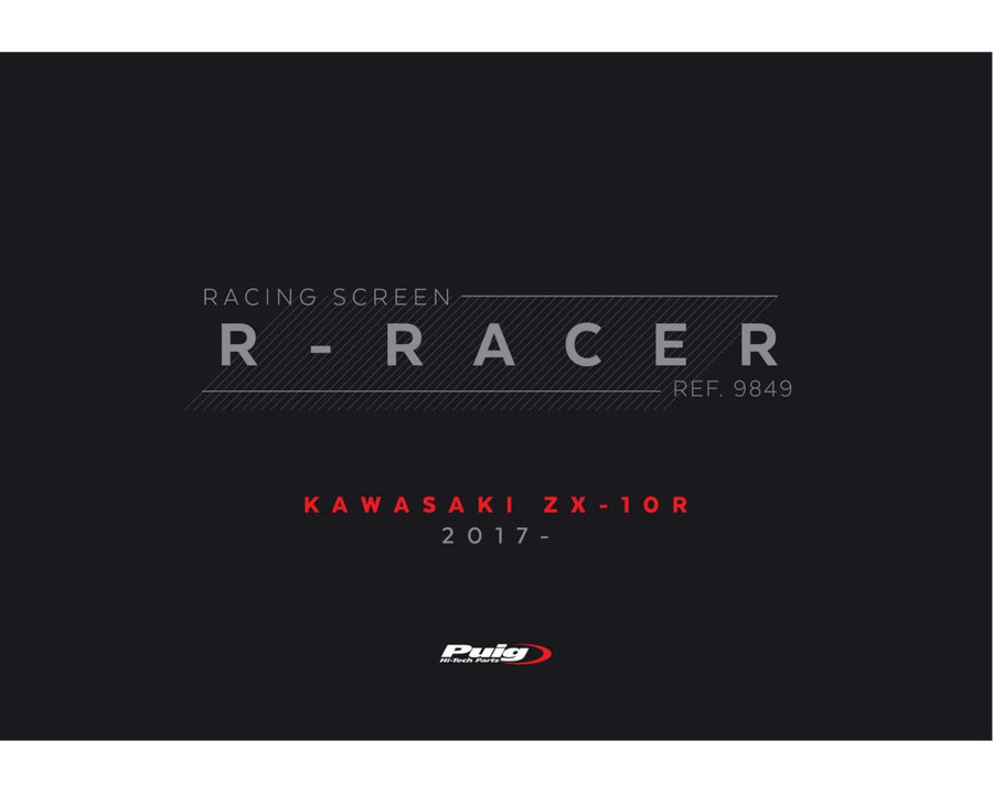 KAWASAKI ZX-10RR NINJA PERFORMANCE [2018] – Bulle R-Racer – Noir