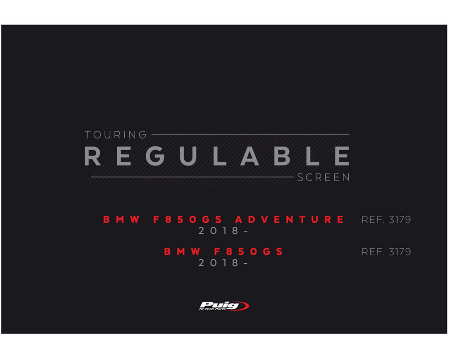BMW F 750 GS [2024] – Bulle réglable – Transparent
