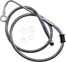 harley davidson flstc [DRAG SPECIALTIES] - Conduite de frein rallongée en acier inoxydable-1