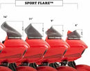 Harley Davidson Fltr [KLOCK WERKS] – Sport Flare® Windshield