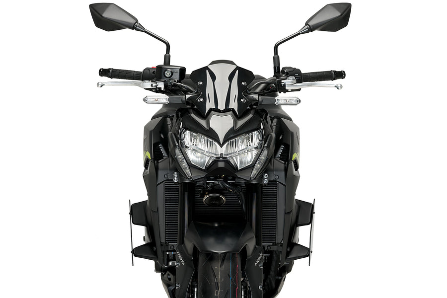 KAWASAKI Z900 [2020] - PUIG Downforce Naked Spoiler Wings | Schwarz | PUIG 20284N