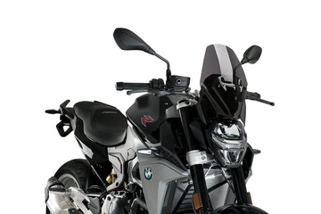 BMW F 900 R [2025] - New Generation Sport Windschild | Stark getönt | PUIG 20360F