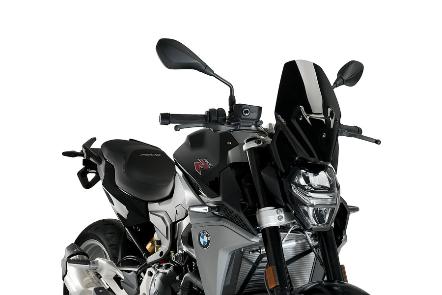 BMW F 900 R [2025] - New Generation Sport Windshield | Black | PUIG 20360N