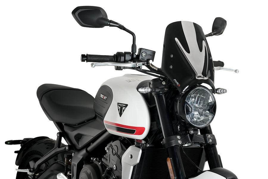 TRIUMPH TRIDENT 660 [ab 2021] - PUIG New Generation Sport | Schwarz | PUIG 20638N