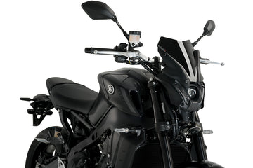 YAMAHA MT-09 SP [2023] - Pare-brise sport nouvelle génération | Noir | PUIG20644N