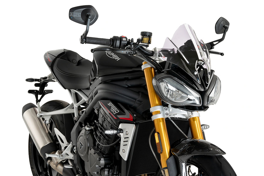 TRIUMPH SPEED TRIPLE 1200 RS [2025] - Pare-brise sport nouvelle génération | Effacer | PUIG20795W