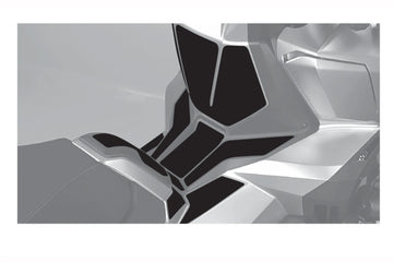 HONDA X-ADV [2024] – Protecteur de réservoir Scratch Saver – Noir - 0