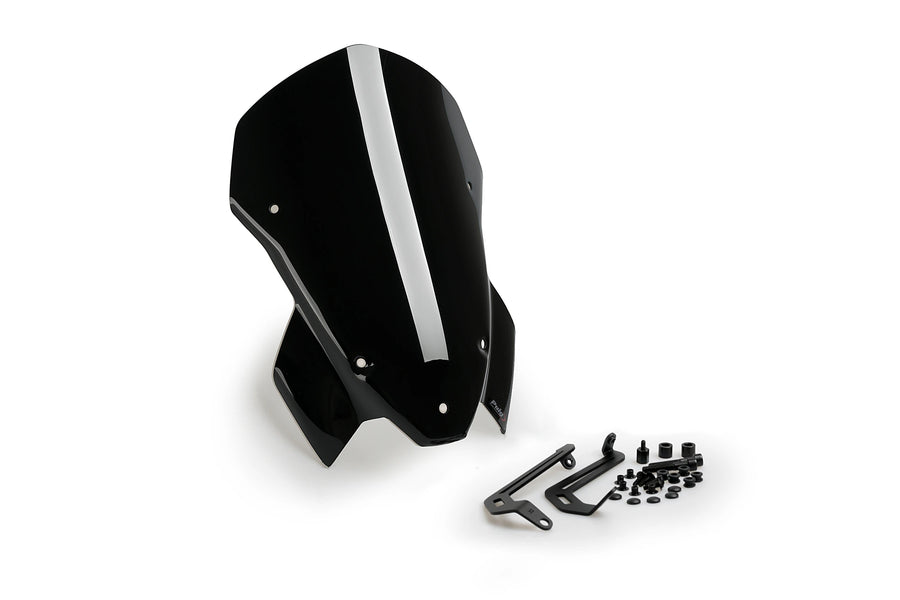 BMW S1000R [2021] - New Generation Touring Windschild | Schwarz | PUIG 20889N
