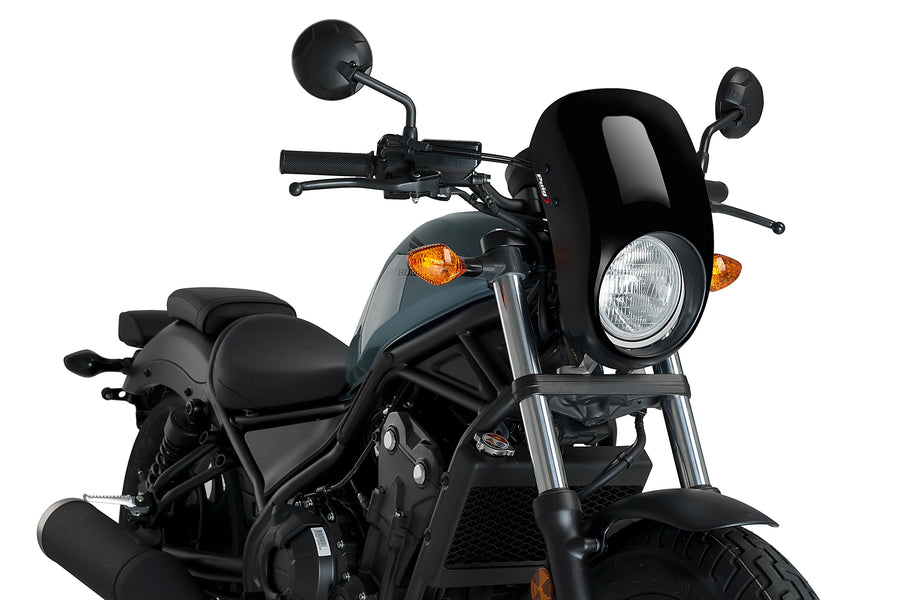 HONDA CMX 500 REBEL [2019] - PUIG Anarchy lamp cover | Black | PUIG 21086N