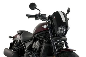 HONDA CMX 1100 REBEL DCT [2025] - PUIG Anarchy Lampenverkleidung | Schwarz | PUIG 21090N