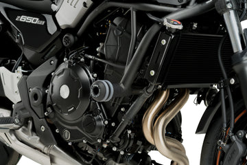 KAWASAKI Z 650 RS [2025] – Protections de Cadre Vintage 2.0 – Noir