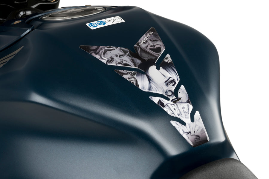 KTM RC 390 [2025] – Protecteur de réservoir effrayant – Noir