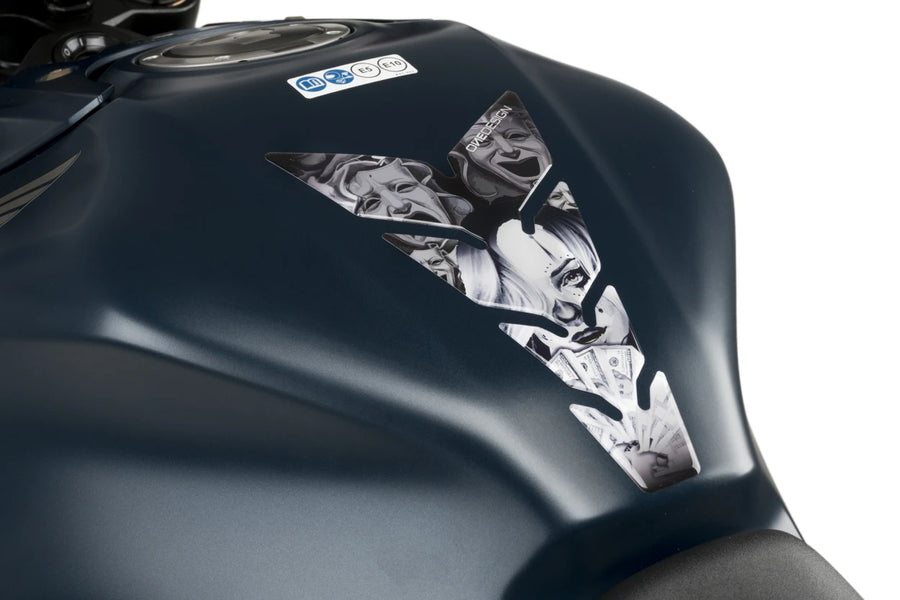 KTM RC 390 [2025] – Protecteur de réservoir effrayant – Noir