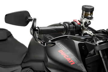 KTM RC 390 [2025] - Protection du levier de frein avec rétroviseur Pro | Noir | PUIG21440N