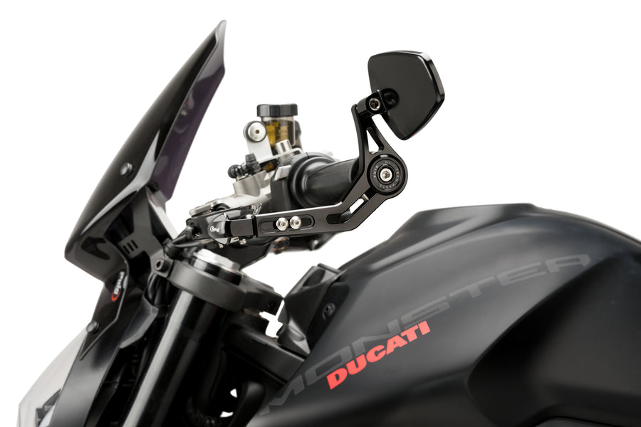 KTM 890 DUKE R [2025] – Protection du levier d'embrayage et de frein avec rétroviseur Pro
