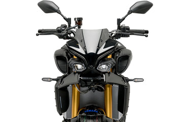 YAMAHA MT-10 SP [2025] - Naked front spoiler | Black | PUIG 21471N