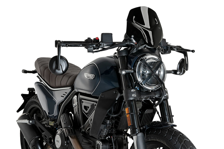 DUCATI SCRAMBLER FULL THROTTLE [2025] - Pare-brise sport nouvelle génération | Noir | PUIG21580N