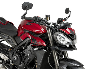 TRIUMPH STREET TRIPLE 765 RS [2023] - Front spoiler naked | Matt black | PUIG 21594J